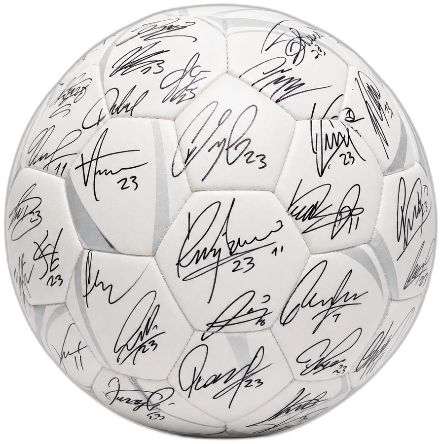 Chelsea signed balls